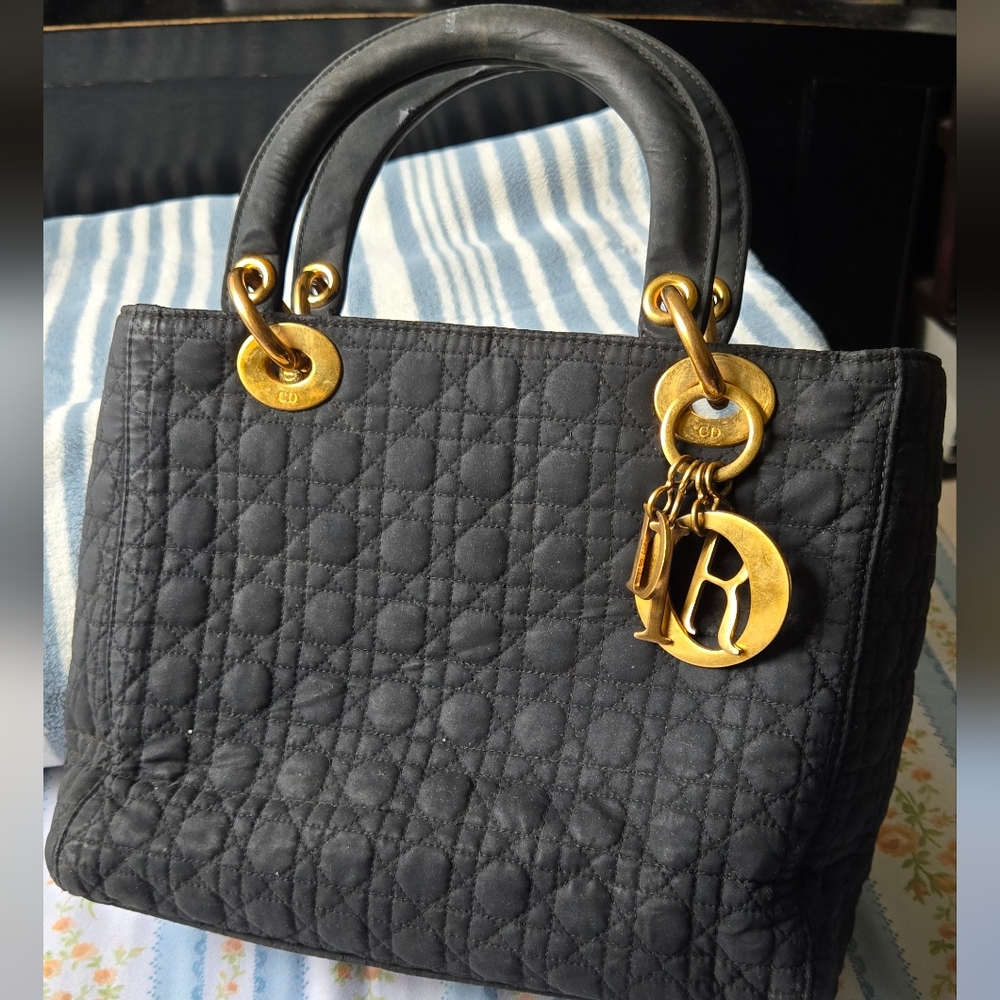 Lady Dior with Gold Hardware